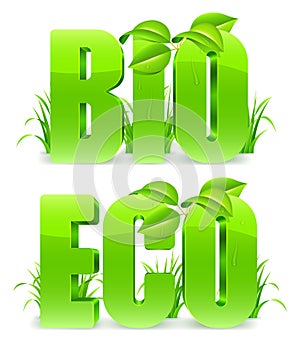 Bio and Eco words.