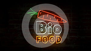 Bio food neon