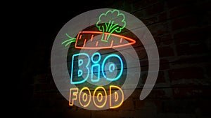 Bio food neon