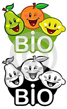 Bio Fruits Label