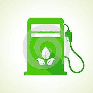 Bio fuel concept with petrol pump machine