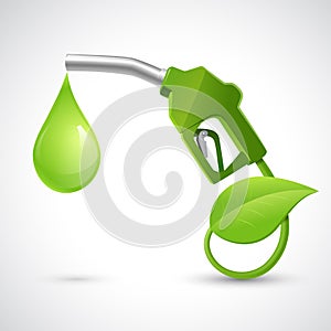 Bio fuel logo concept