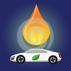 Bio fuels ethanol green energy alternative oil gasoline car efficient fuel gas consumption droplet water drop