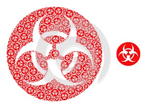 Bio-Hazard Recursive Collage of Bio-Hazard Icons