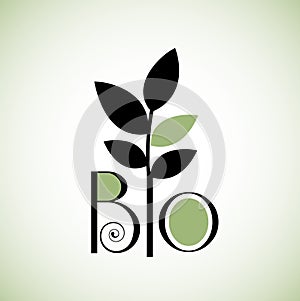 Bio icon handcrafted