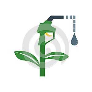 Bio icon vector sign and symbol isolated on white background, Bio logo concept photo