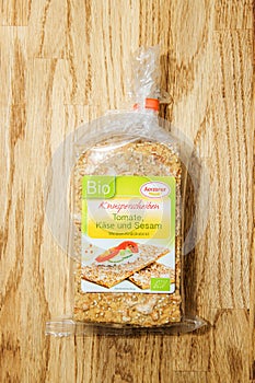 Bio Knusper Schieben bread slices