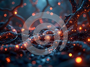 Bio-Luminescent Neural Pathways