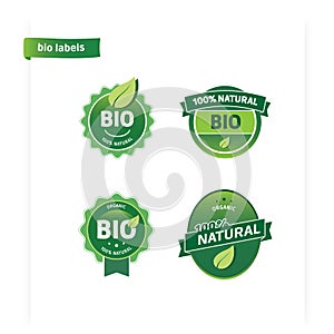 Bio Natural & Organic Label Set