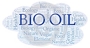 Bio Oil word cloud.