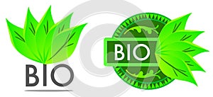 Bio organic food label