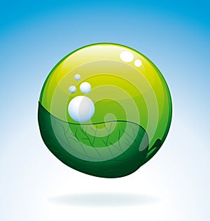 Bio oxygen icon