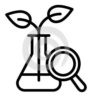 Bio research Isolated Vector icon which can easily modify or edit