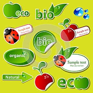 Bio sticker set