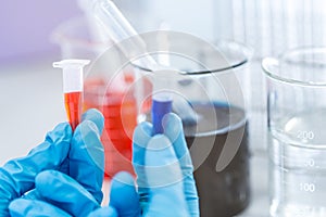 Biochemical analysis and Chemical analysis in Lab.