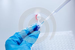 Biochemical analysis and Chemical analysis in Lab.