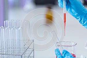 Biochemical analysis and Chemical analysis in Lab.