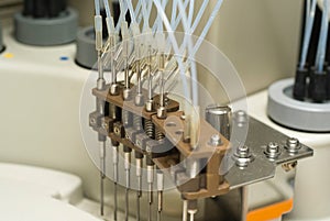 Biochemical analyzer close up