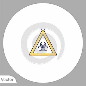 Biochemical vector icon sign symbol