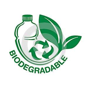 Biodegradable plastic - bottle turns to plant