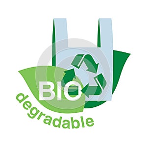 Biodegradable plastic stamp