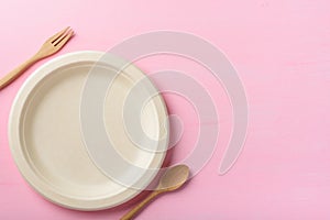 Biodegradable plate, Compostable plate or Eco friendly disposable plate