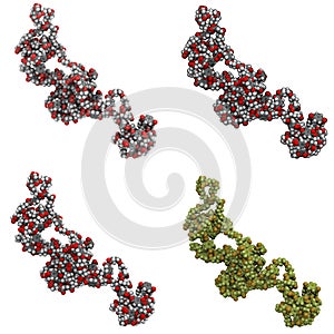 Biodegradable polyester molecule
