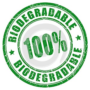 100 biodegradable stamp photo