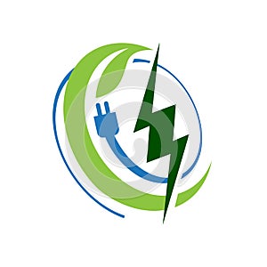 bioenergy logo design vector eco friendly renewable icon symbol illustration