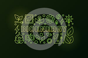 Bioenergy vector banner