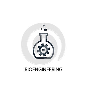 Bioengineering icon. Simple element