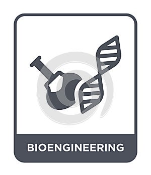 bioengineering icon in trendy design style. bioengineering icon isolated on white background. bioengineering vector icon simple