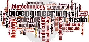 Bioengineering word cloud