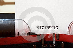 Bioethic concept view