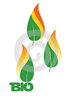 Biofuel company logo template