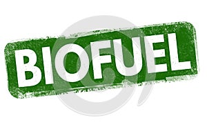 Biofuel sign or stamp