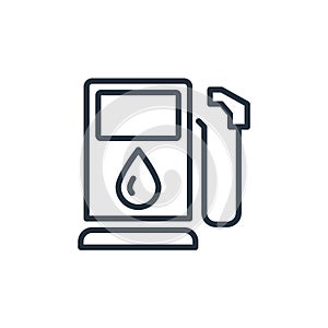 biofuel vector icon. biofuel editable stroke. biofuel linear symbol for use on web and mobile apps, logo, print media. Thin line