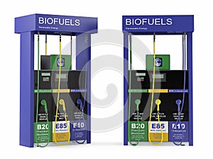 Biofuels station isolated