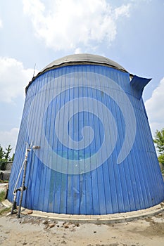 Biogas engineering plant photo