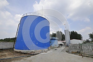 Biogas engineering plant photo