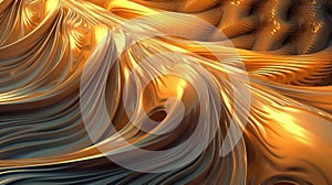 Biogenic Dreams: Fractal Wavy Background