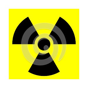 Radiation hazard symbol photo