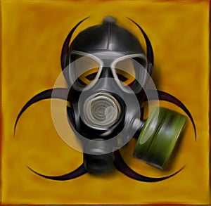 Biohazard gasmask