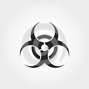 Biohazard icon. biological hazard symbol for infographic or website