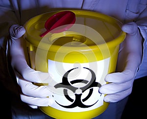 Biohazard in laboratory