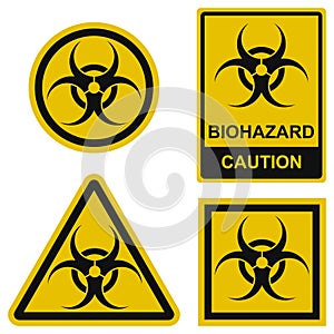 Biohazard sign. Vector symbol
