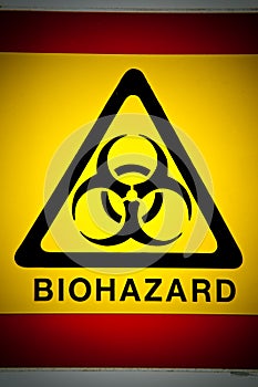 Biohazard symbol.