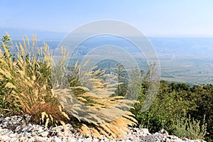 Biokovo mountains near Baska Voda, Croatia