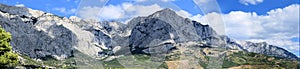 Biokovo mountains near Baska Voda in Croatia