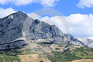 Biokovo mountains near Baska Voda in Dalmatia, Croatia